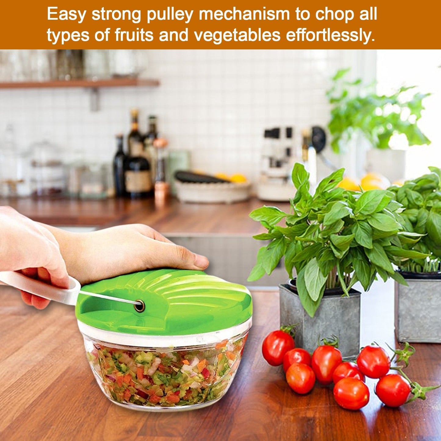 2595 2in1 Speedy Chopper With Easy to Chop Vegetable 