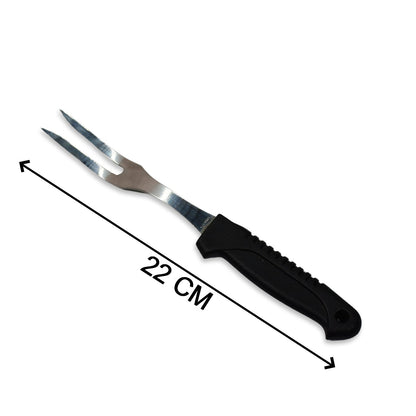 2992 stainless steel and Plastic handle fruit fork. 