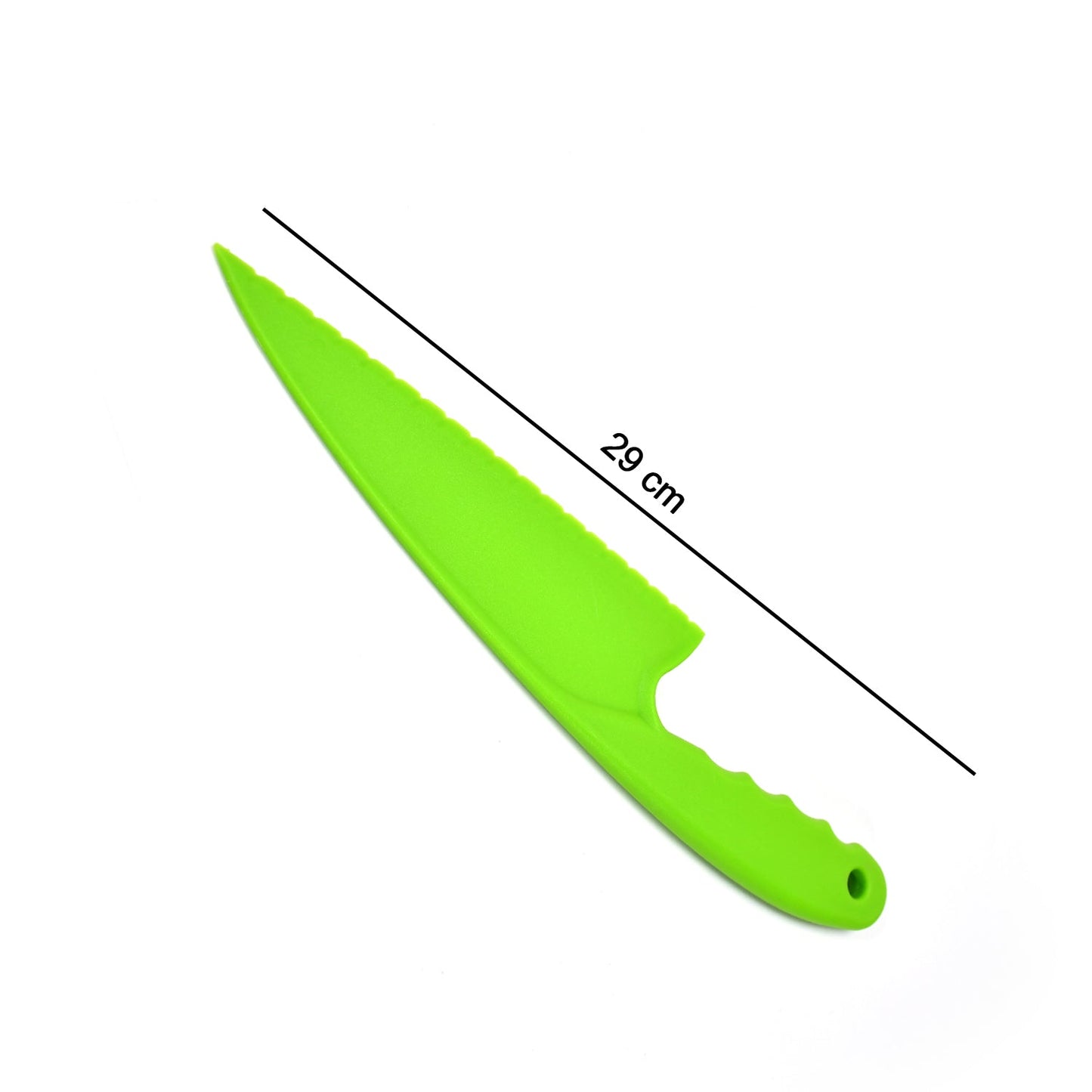 2097 Plastic Kitchen Knife for Cutting Fruit Vegetable Lettuce Salads or Bread 