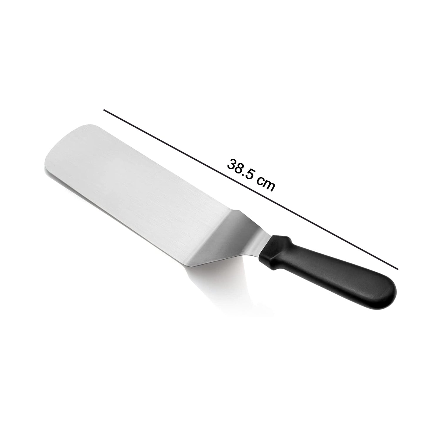 2441 Stainless steel Spatula with Black Handle. 