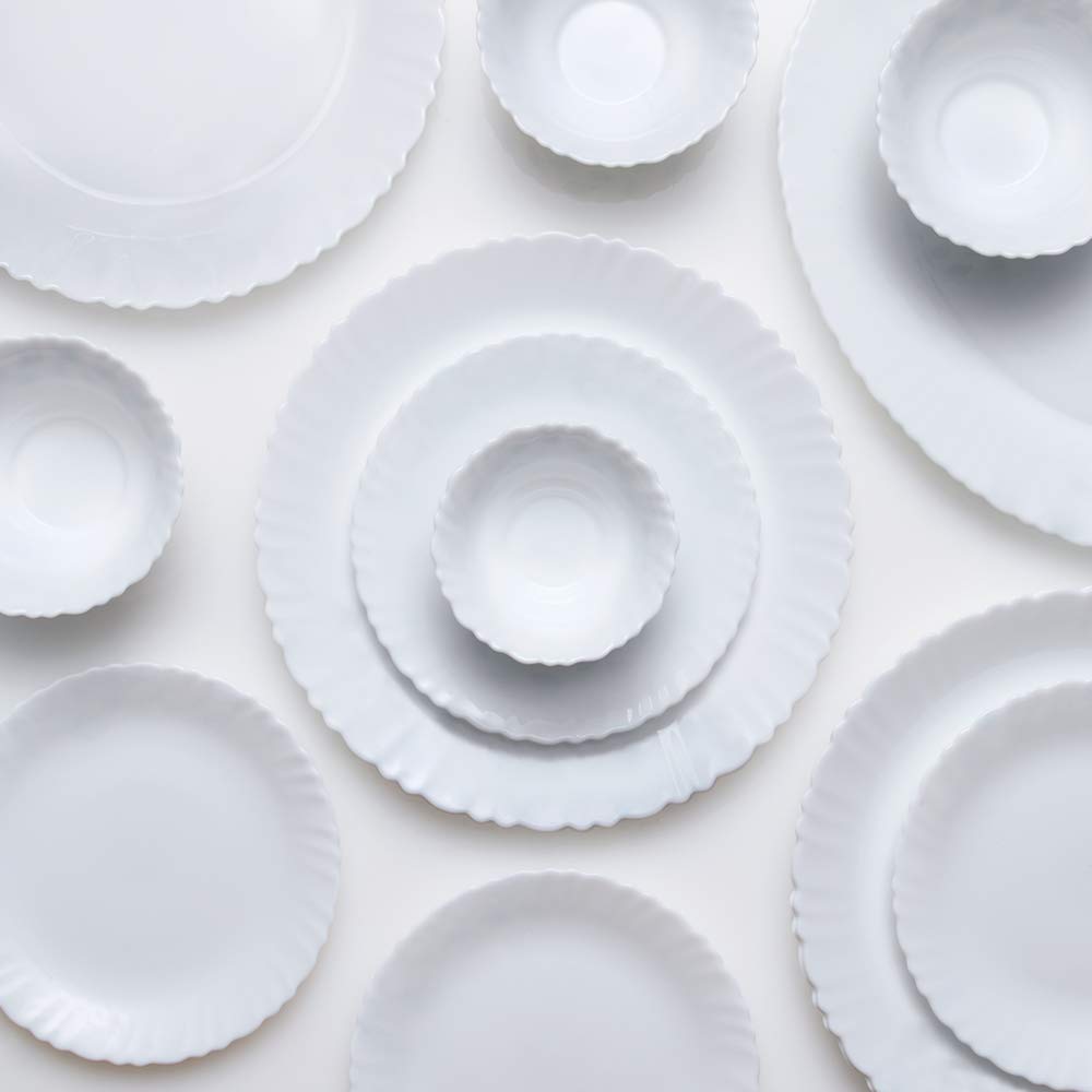 2182 Light Weight Plastic Dinner Set of 36 Pieces DeoDap