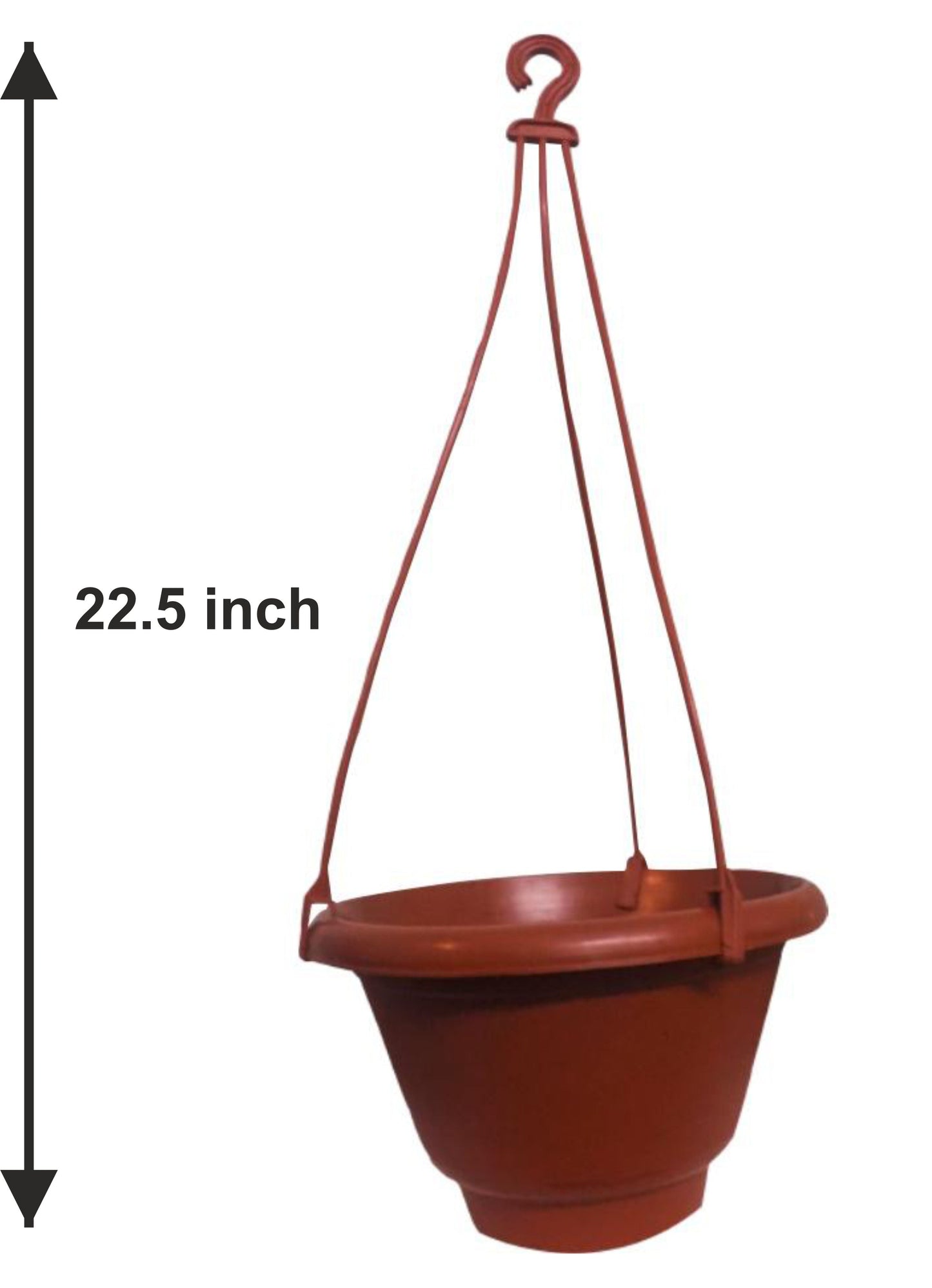 0840 Hanging Flower Pot with Hanging Roap DeoDap