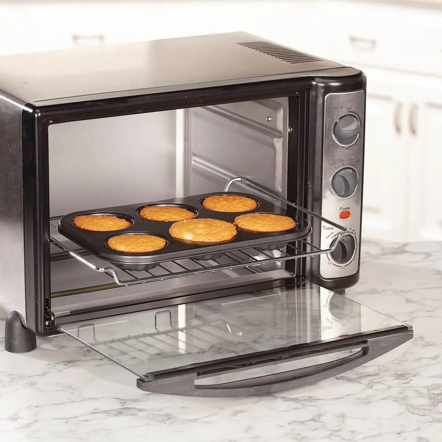 7077 6 slot Non-Stick Muffins Cupcake Pancake Baking Molds 