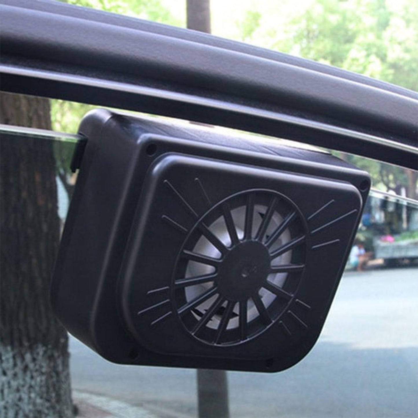 1460 Plastic Auto Cool- Solar Powered Ventilation Fan Keeps Your Parked Car Cool 