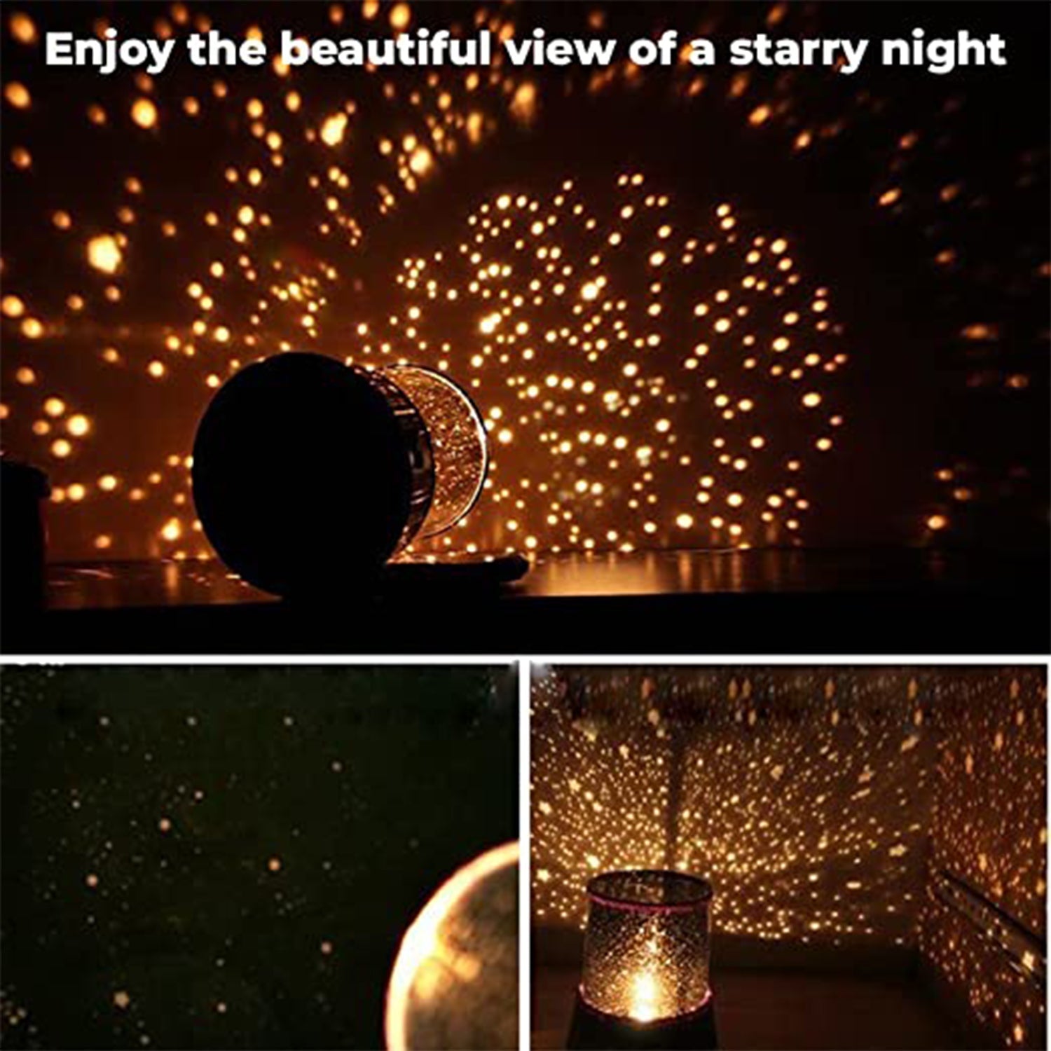 1233A Star Night Light Projector Lighting USB Lamp Led Projection LED Night 