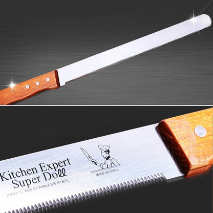 2996 Bread Knife, 15Inch Bread knife to Cut Bread/Cake. Bread Knife for Homemade Bread, Baker's Knife for Slicing 