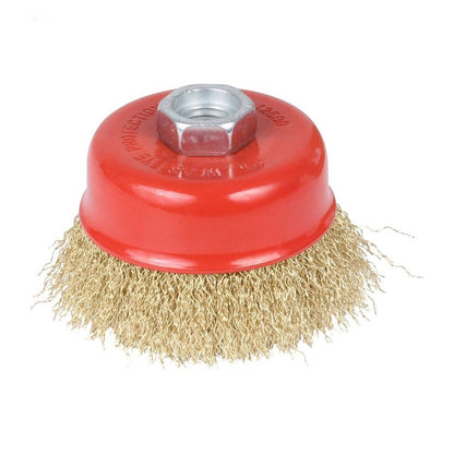 194 Wire Wheel Cup Brush (Gold) Deodap