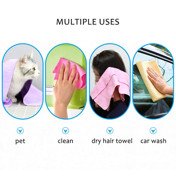 1439 Magic Towel Reusable Absorbent Water for Kitchen Cleaning Car Cleaning DeoDap