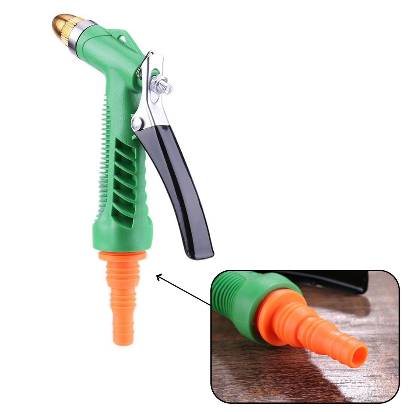 0590A Durable Hose Nozzle Water Lever Spray Gun 