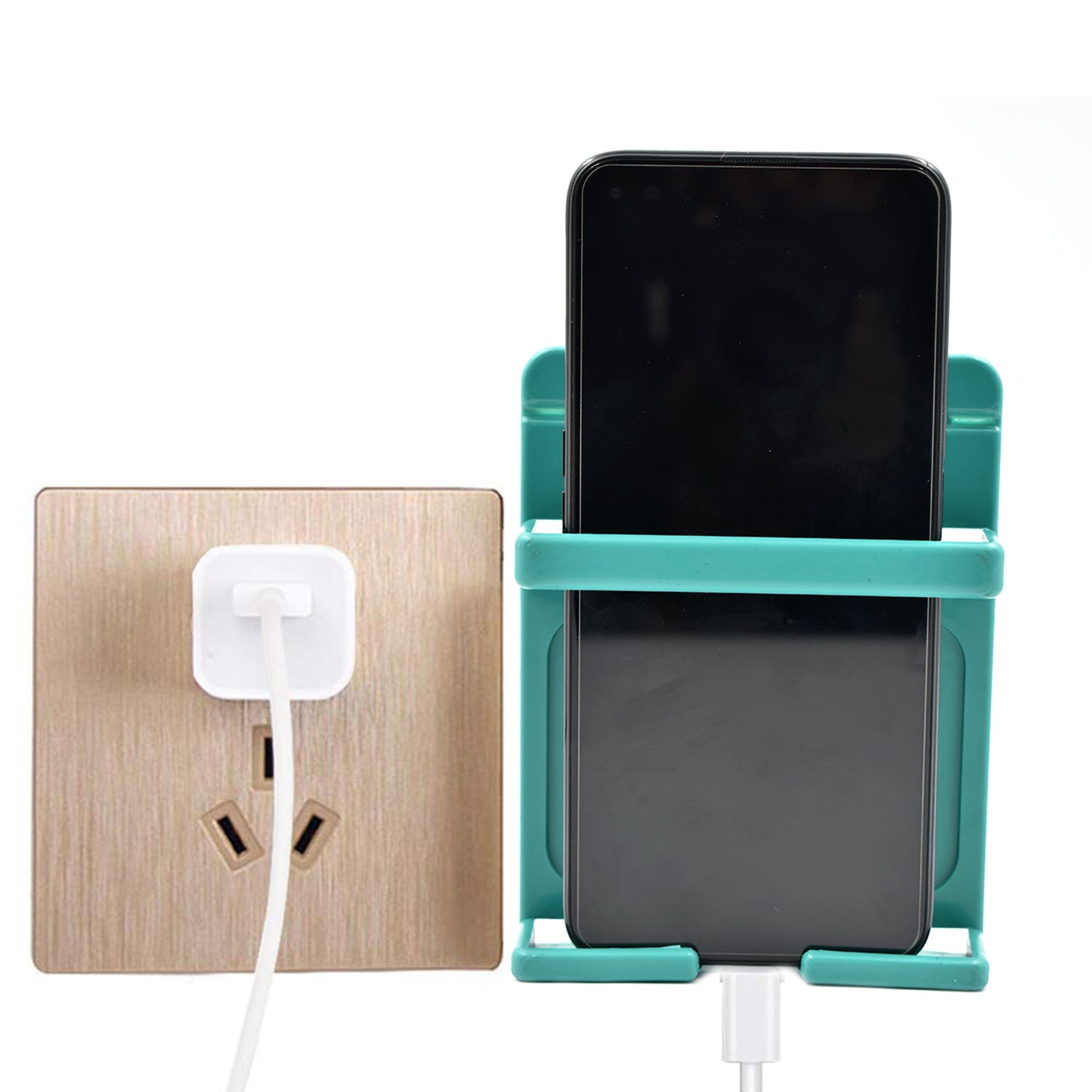 4759 Wall Mounted Storage Mobile Phone Holder (1Pc Only) DeoDap