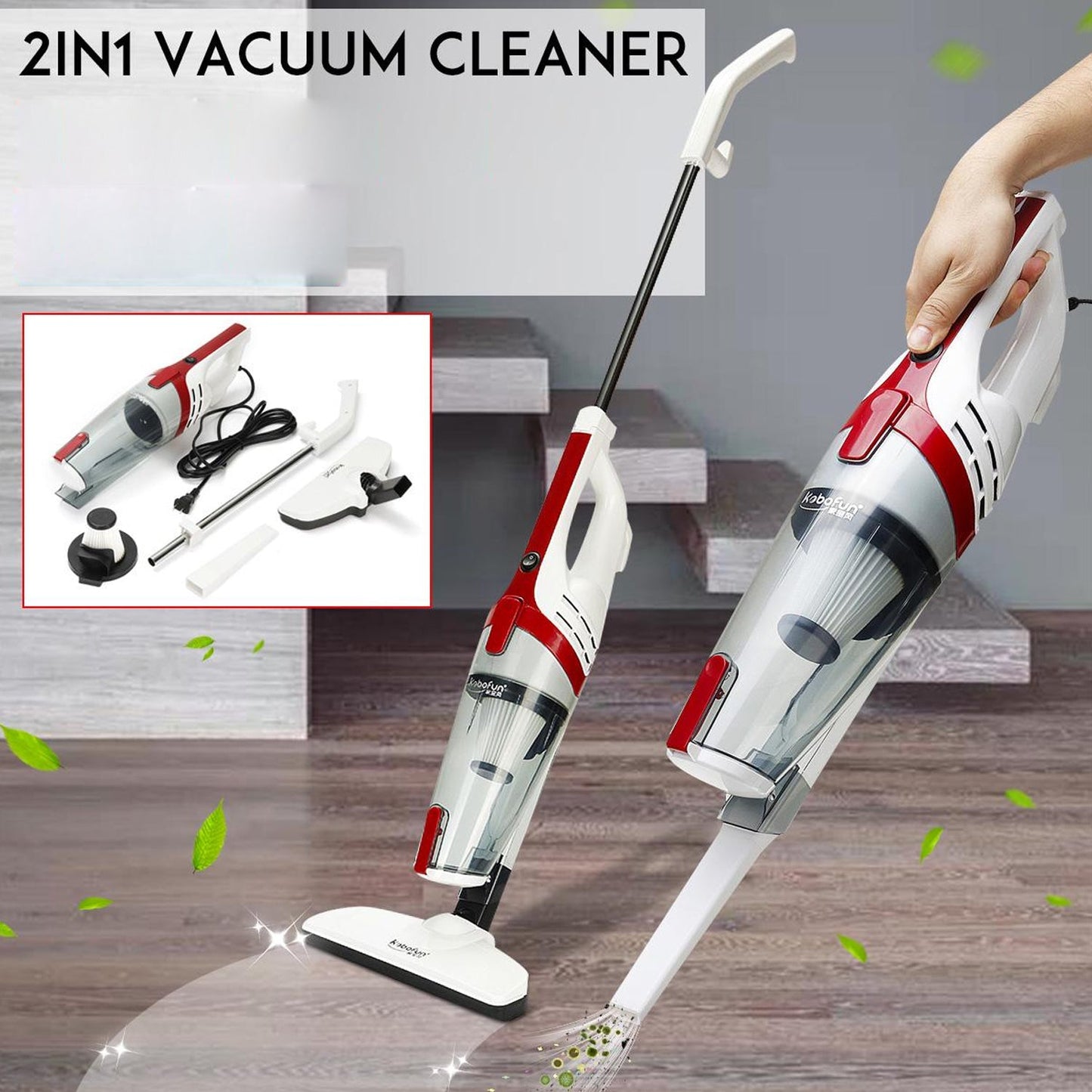 4046 Vacuum Cleaner Handheld & Stick for Home and Office Use 