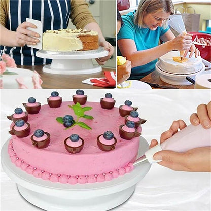 2540 Rotating Cake Stand for Decoration and Baking ( 28 Cm) DeoDap