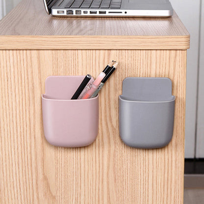 1487 Wall Mounted Storage Case with Mobile Phone Charging Holder 