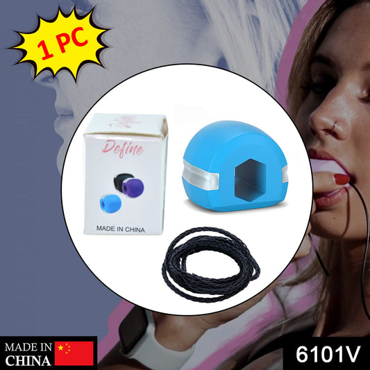 6101 V Cn Blue Jaw Exerciser Used To Gain Sharp And Chiselled Jawline Easily And Fast. 