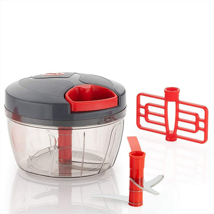 2549 Manual Food Chopper Compact & Powerful Hand Held Vegetable Chopper/Blender DeoDap