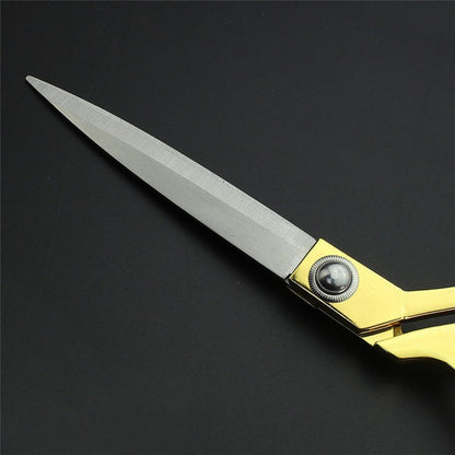 0560 Gold Plated Professional Cloth Cutting Scissor DeoDap