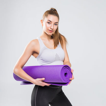 9064 185x60cm Extra Thick Anti Slip Light Weight Yoga Mat 