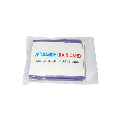 6270 Disposable Rain Card Raincoat Easy to Carry Emergency Waterproof Rain coat RainCard 