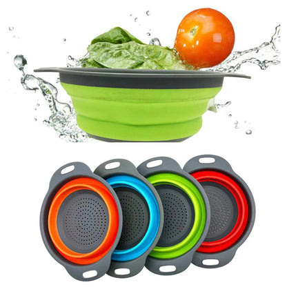 2712 A Round Small Silicone Strainer widely used in all kinds of household kitchen purposes while using at the time of washing utensils for wash basins and sinks etc. 