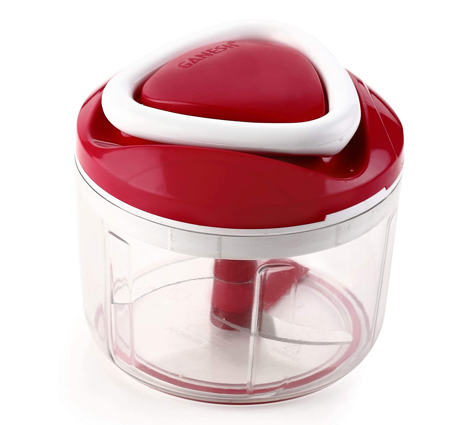 8115 Ganesh Chopper Vegetable Cutter, Red (650 ml) 