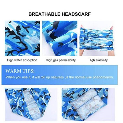 1357 Multifunctional Unisex Neck Gaiter Headband for Dust & Sun Protection Headwear 