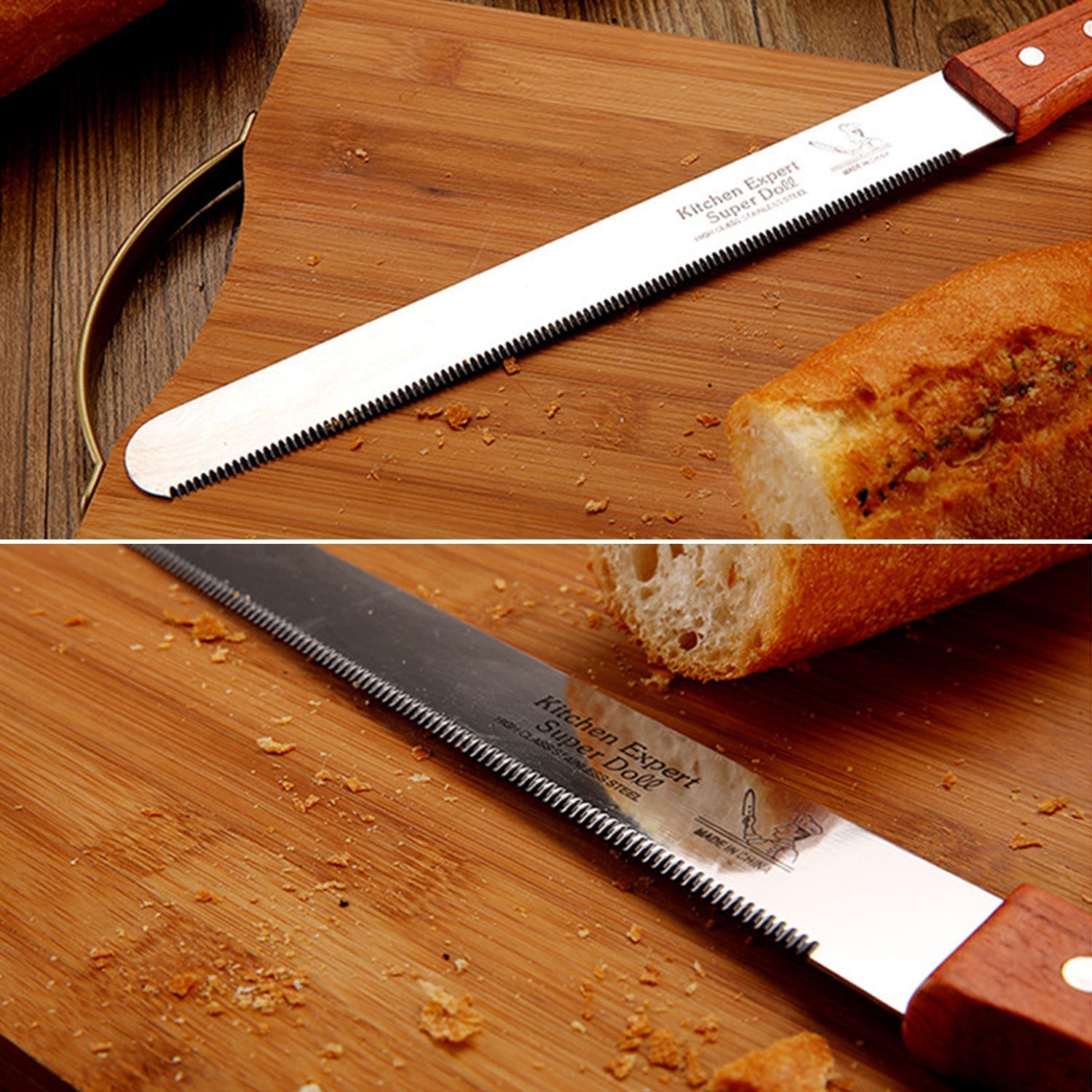 2996 Bread Knife, 15Inch Bread knife to Cut Bread/Cake. Bread Knife for Homemade Bread, Baker's Knife for Slicing 