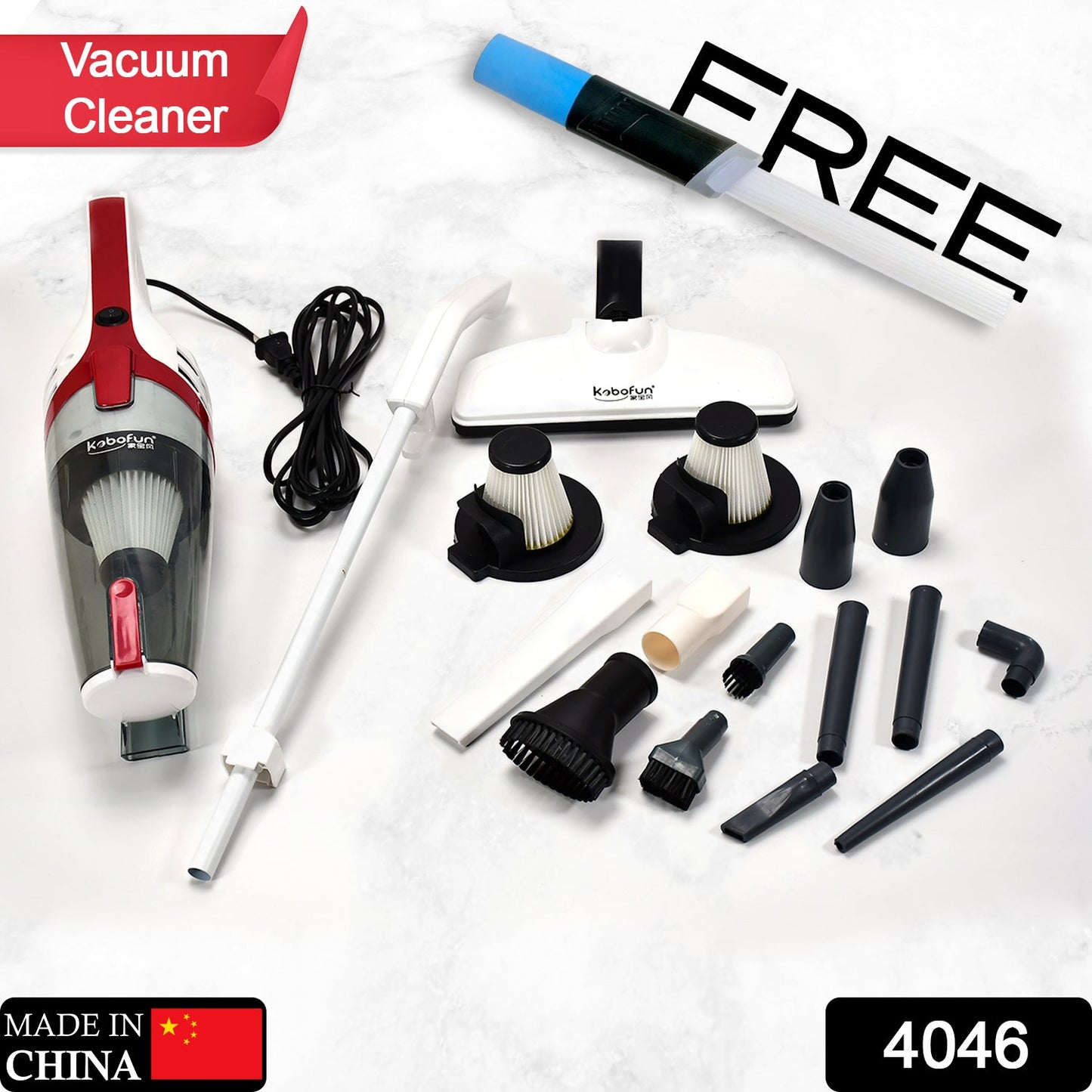 4046 Vacuum Cleaner Handheld & Stick for Home and Office Use 