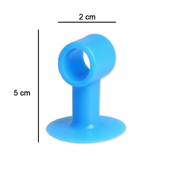 1442 Door Stopper Mini Anti-Collision Silicone Door Handle Crash Pad DeoDap