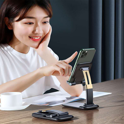 1286A Phone Holder for Table, Foldable Universal Mobile Stand for Desk 