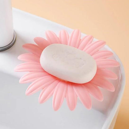 4683 Flower Shape Portable Soap Dish Holder Soap Case DeoDap