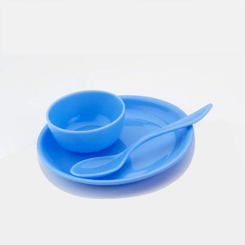 2184 Multipurpose Snack Set 3 pcs - Spoon, Bowl and Dish 