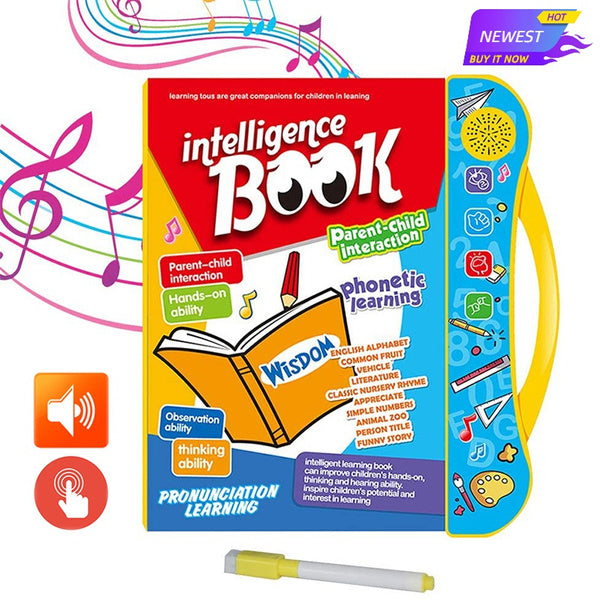 4603 Musical Learning Study Book with Numbers, Letters DeoDap