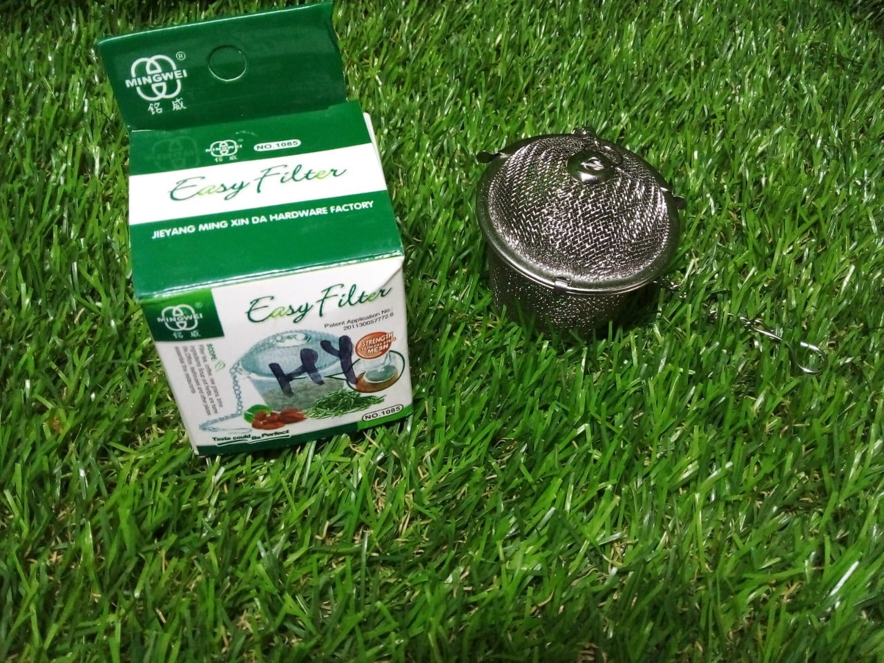 2861 Stainless Steel Spice Tea Filter Herbs Locking Infuser Mesh Ball 