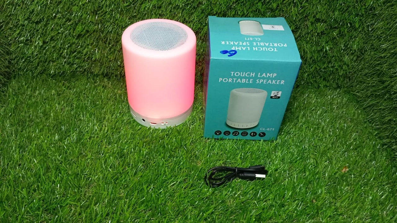 6249 Wireless Night Light LED Touch Lamp Speaker 