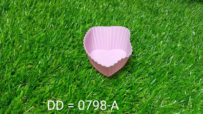 0798A Silicone Loving Heart Shaped Baking Mold Fondant Cake Tool Chocolate Candy Cookies Pastry Soap Moulds 