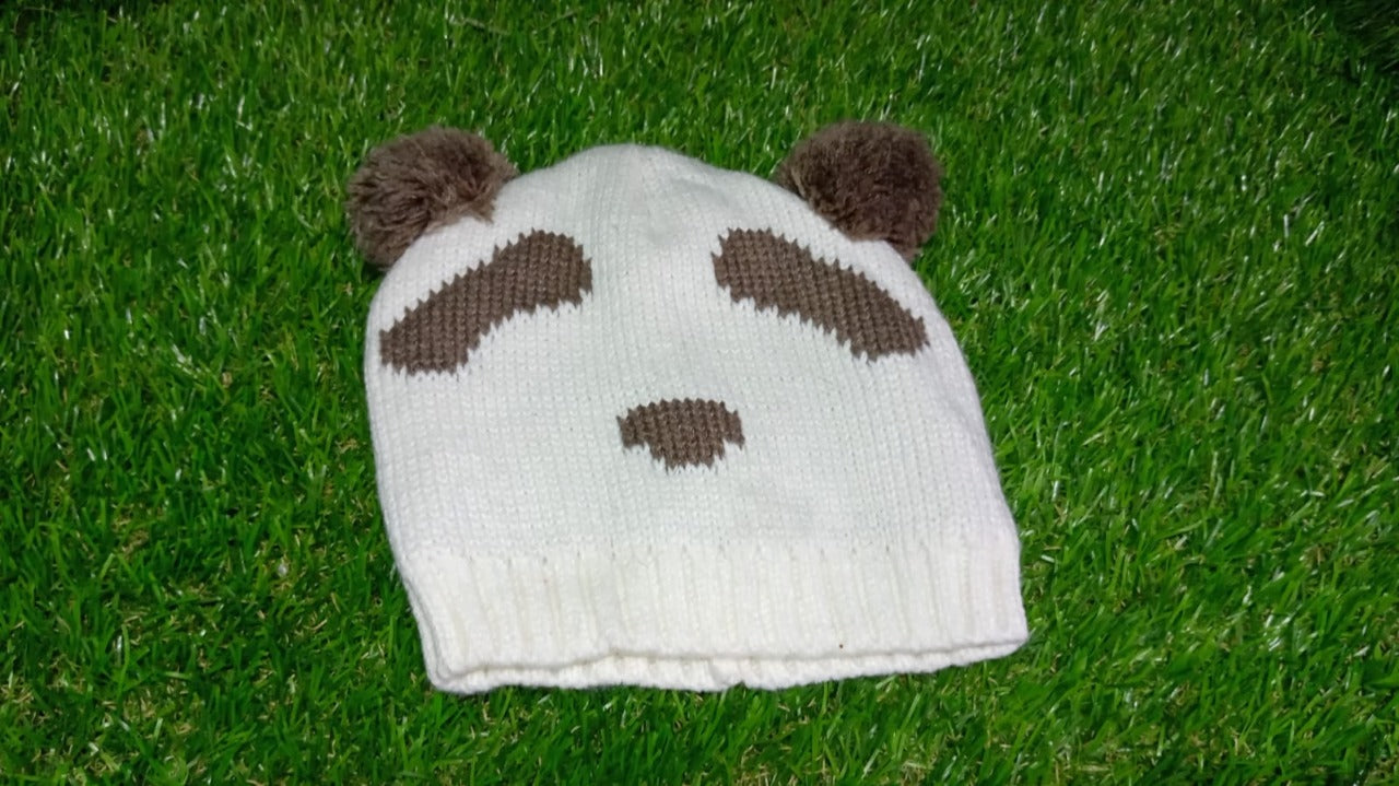 6349 Kids Winter Warm Soft Woolen Cap for Baby Boys and Girls 