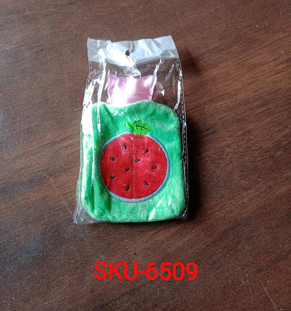 6509 Watermelon small Hot Water Bag with Cover for Pain Relief, Neck, Shoulder Pain and Hand, Feet Warmer, Menstrual Cramps. 