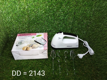 2143 Compact Hand Electric Mixer/Blender for Whipping/Mixing with Attachments DeoDap