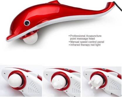 1221 Dolphin Handheld Body Massager to Aid Pain and Stress DeoDap